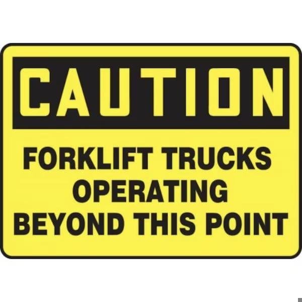 Accuform OSHA CAUTION Safety Sign THIS SPACE MVHR641XL MVHR641XL - main